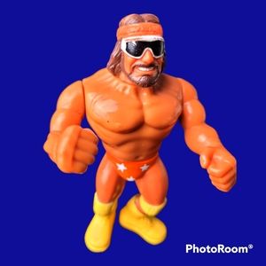 1990 Titan Sports Macho Man Randy Savage Wrestling Figure WWE WWF